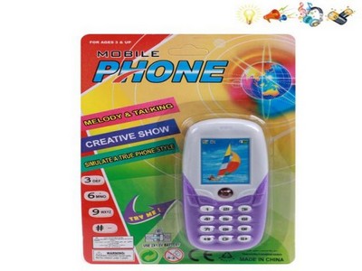 Телефон мобильный PHONE (свет, музыка) на карт.,46422