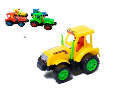Машина инерционная - Трактор Фермер цветной в ассортименте в пак.,46672