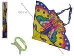 Воздушный змей малый "Бабочка" с пластиковой катушкой в ассортименте в пак.,49420