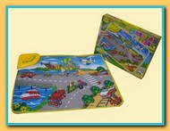 Развивающая игра коврик для мальчиков на тему дороги